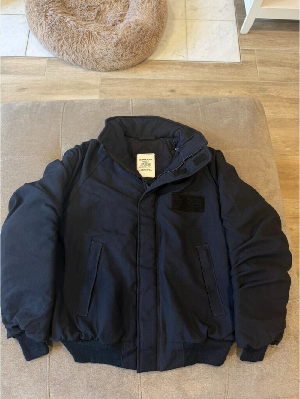 US Navy Shipboard Cold Weather Jacket Flame Resistant Med
